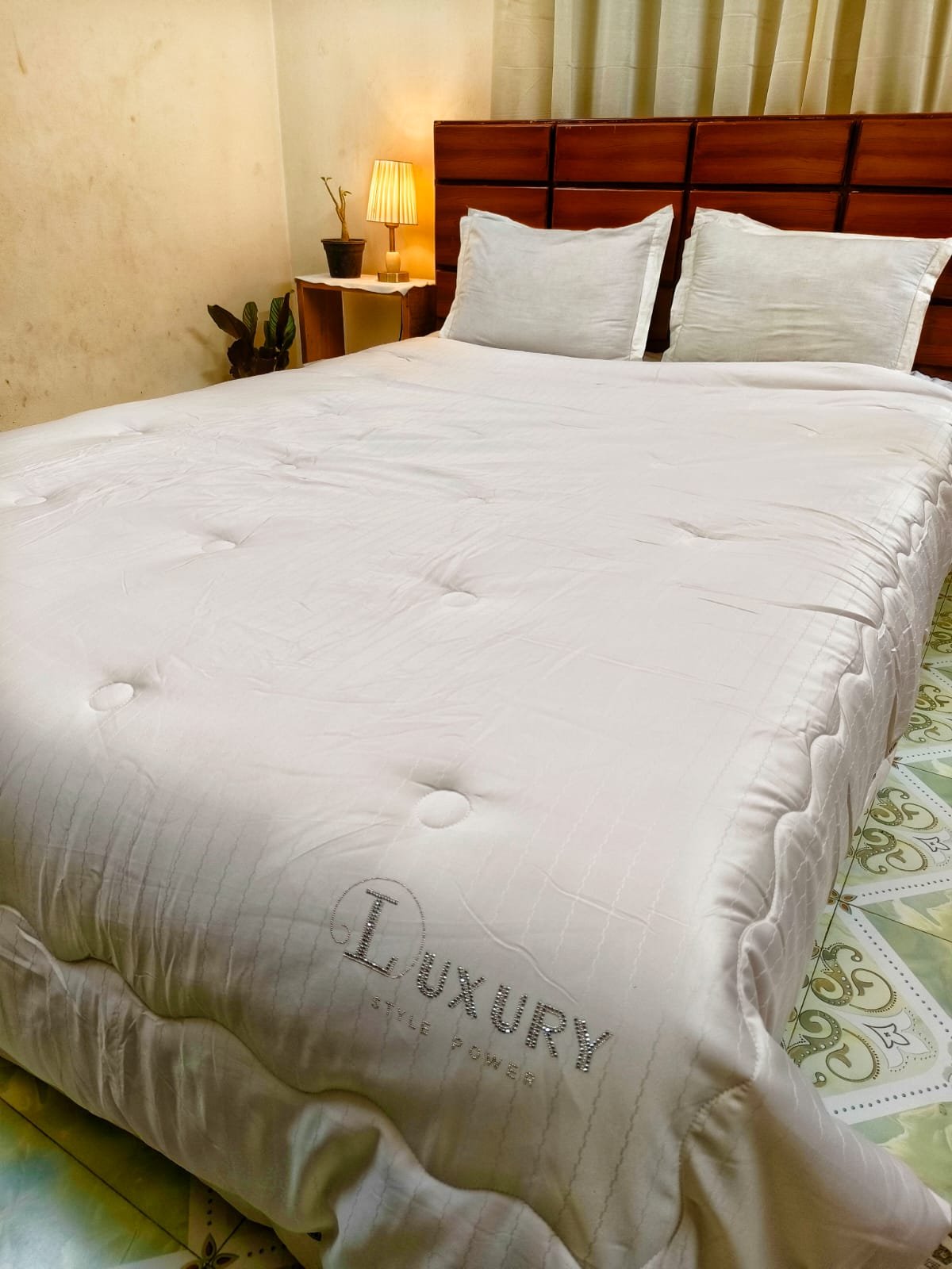 Luxury Comfort Satin & Twill Cotton With Velvet-Texture