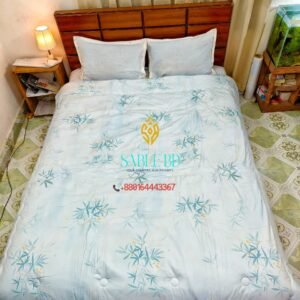 Premium China Satin Fabric 3D Printed Comforter 🌸